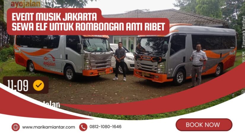 sewa elf rombongan jakarta