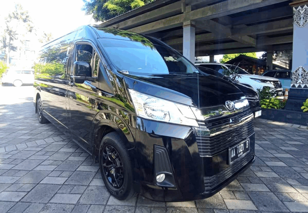 harga hiace premio luxury, sewa hiace jakarta, toyota hiace premio, hiace luxury, transportasi premium