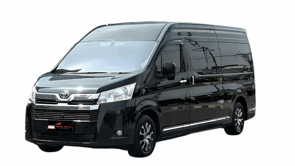 Hiace Premio Luxury, Mobil Mewah Toyota, Kendaraan Travel Premium, Shuttle Eksekutif, Mobil Diesel Nyaman