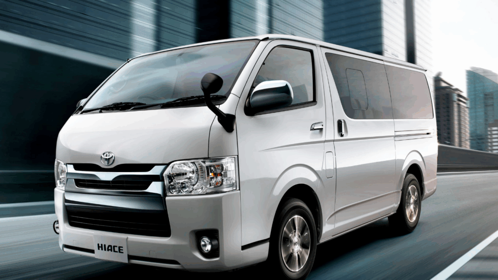 Hiace Commuter Berapa Seat, Kapasitas Hiace, Mobil Travel Toyota, Jumlah Seat Minibus, Kendaraan Shuttle