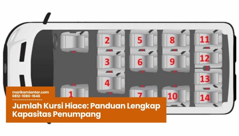 jumlah kursi hiace, kapasitas hiace commuter, konfigurasi tempat duduk hiace, hiace luxury, hiace premio