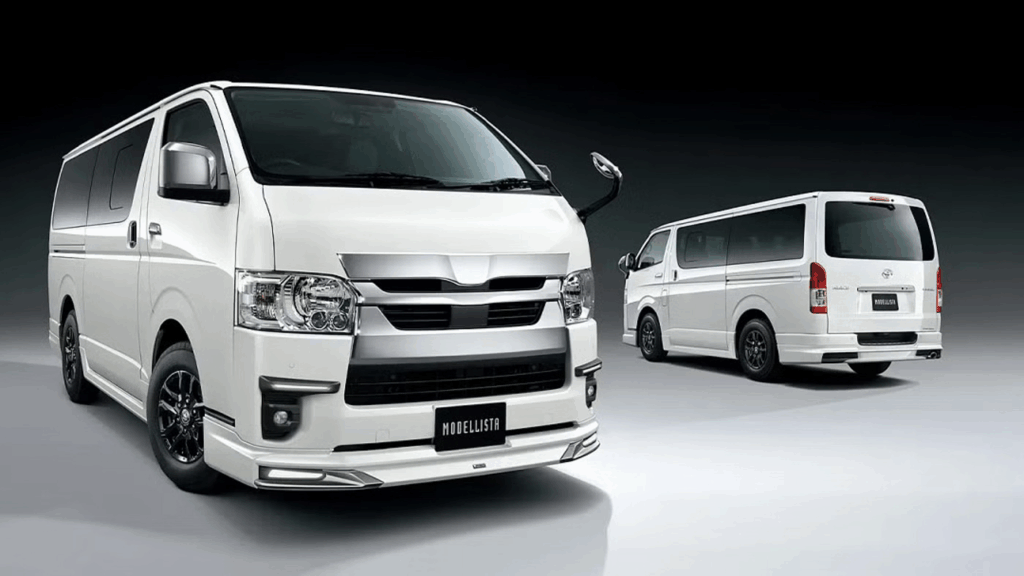 bagasi hiace, kapasitas hiace, mobil travel hiace, toyota hiace indonesia, ruang bagasi luas