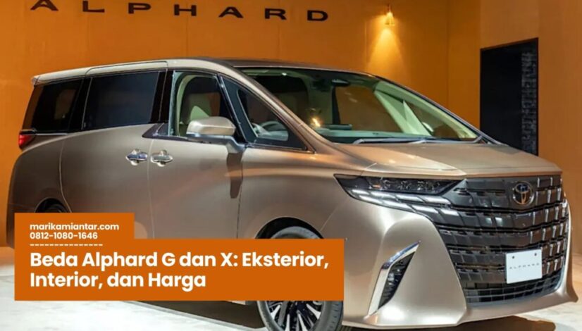 beda alphard g dan x, perbedaan alphard g dan x, alphard g vs x, tips memilih alphard, harga alphard terbaru