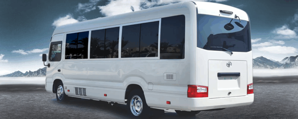 Sewa Toyota Coaster Jakarta, rental Toyota Coaster, bus pariwisata Jakarta, sewa bus rombongan, transportasi nyaman Jakarta